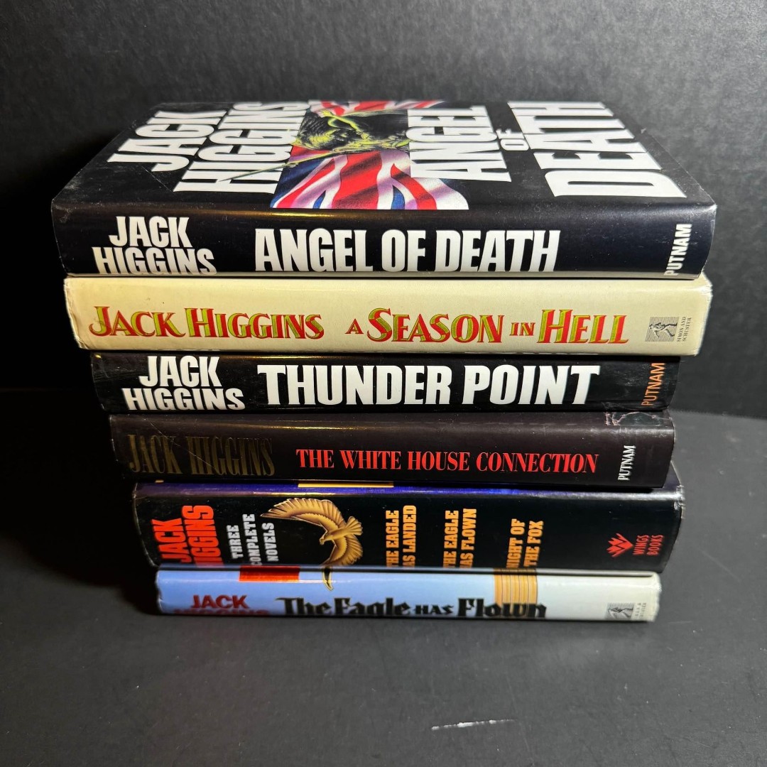 Jack Higgins Book Bundle of 6 [Book 054]