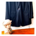 Holland & Sherry Men’s Two-Button Sportcoat. Black. Altered from 44R