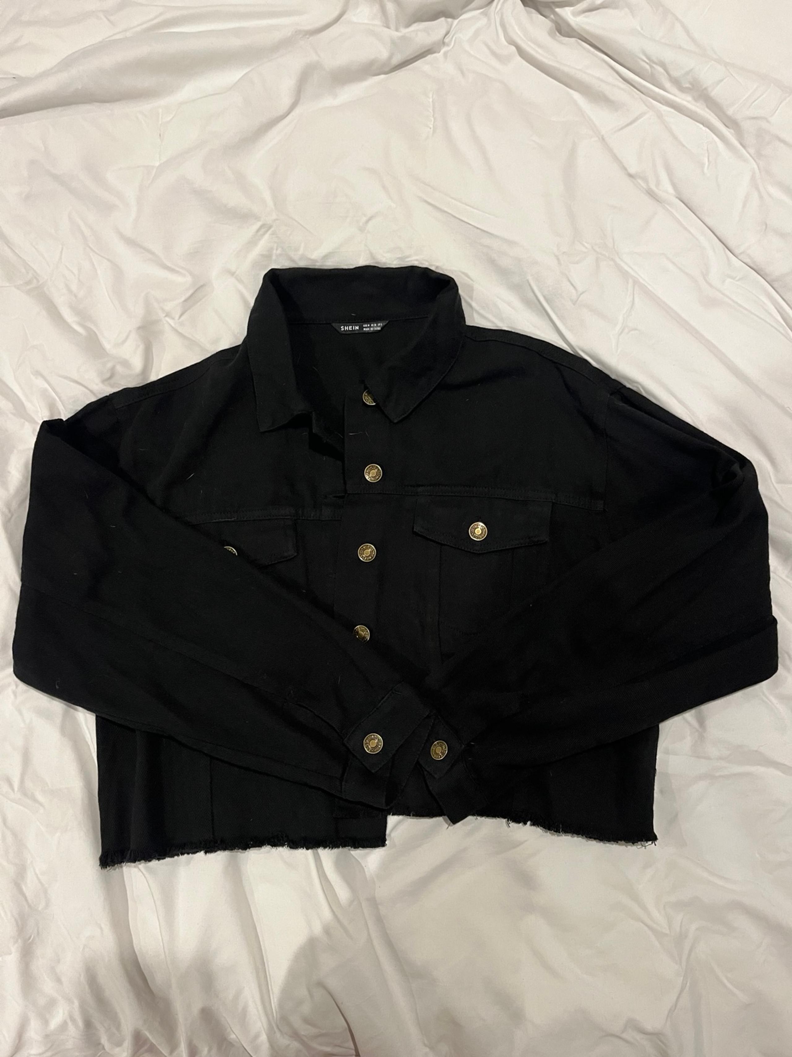 Black Cropped Jacket