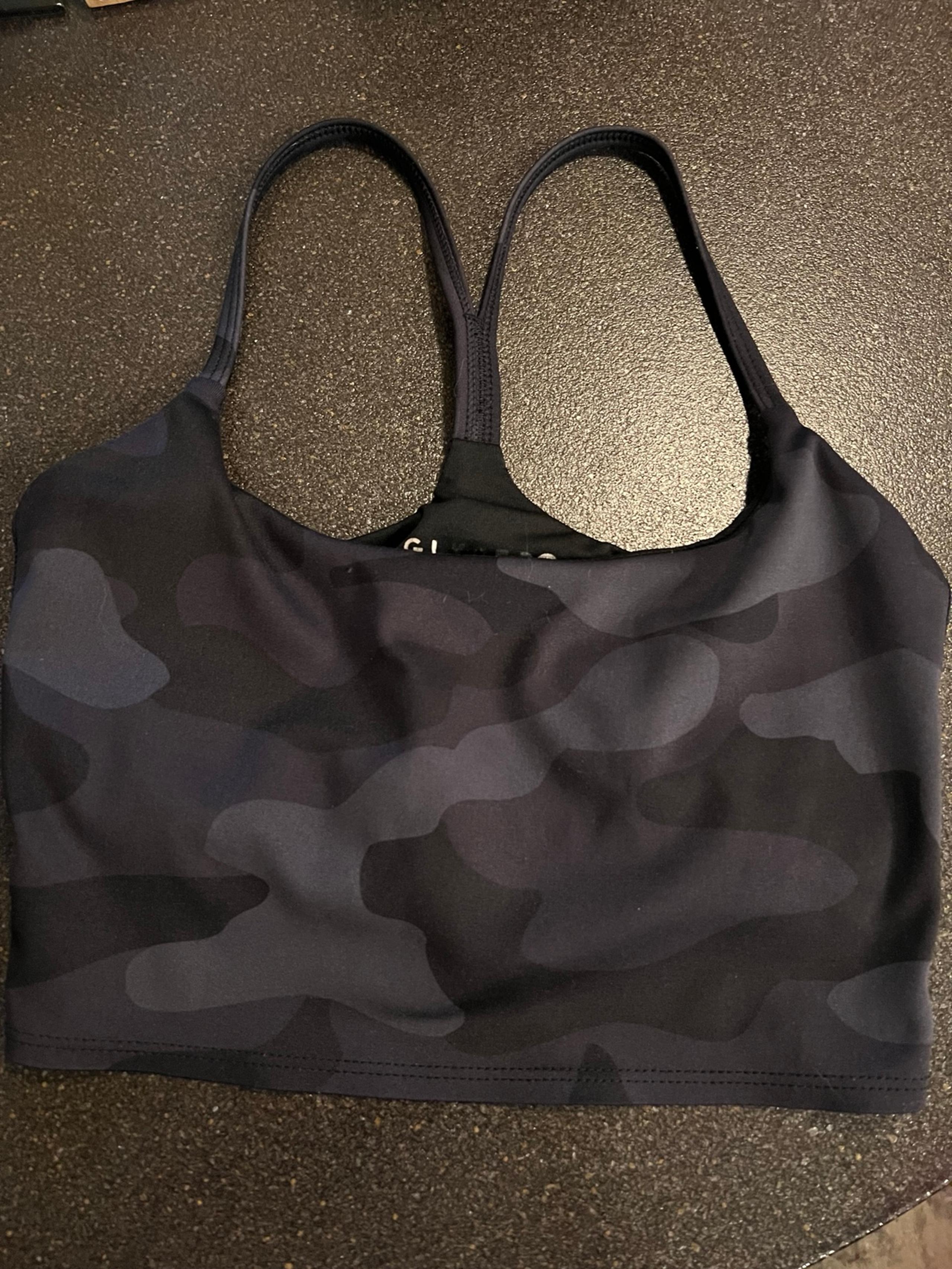 Glyder Black Camo Sports Bra