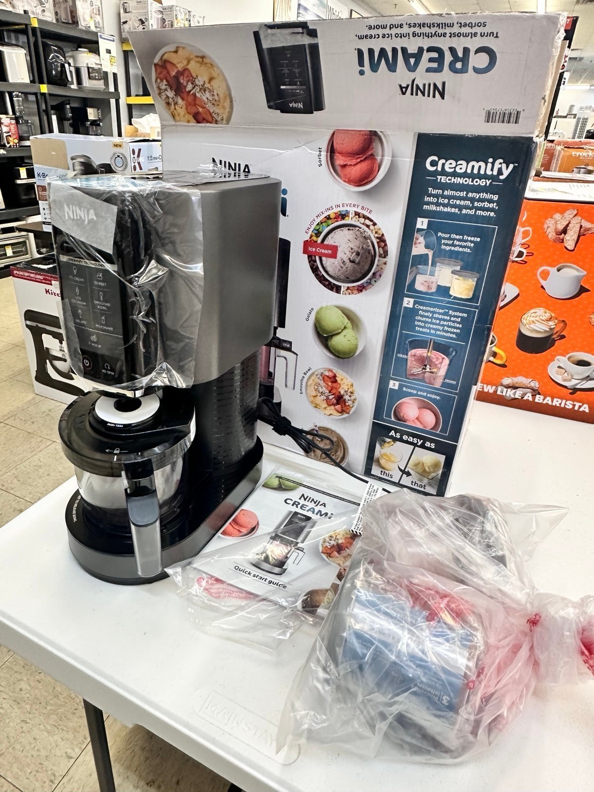 Ninja™ CREAMi™ Ice Cream Maker, 7 One-Touch Programs, with 2 Pints Included, Wal