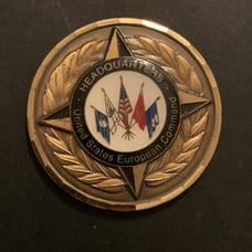 US European Command EUCOM Headquarters Command Sergant Major Challenge Coin