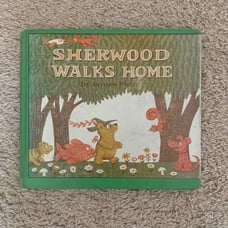 Sherwood Walks Home (1st Ed) by James Flora Vintage Children's Book Rare