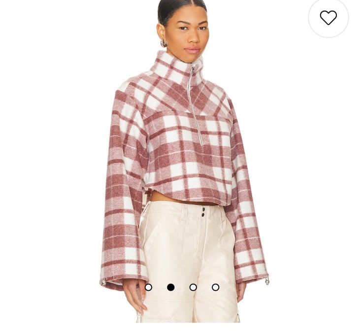 Tularosa Dawn Pullover in Brown Plaid