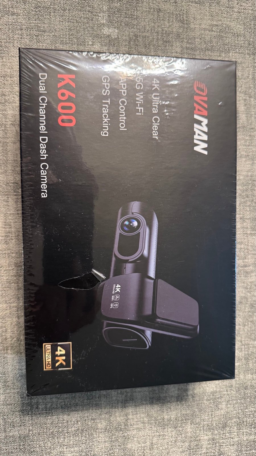 Dash Cam Front and Rear with built-in GPS and app