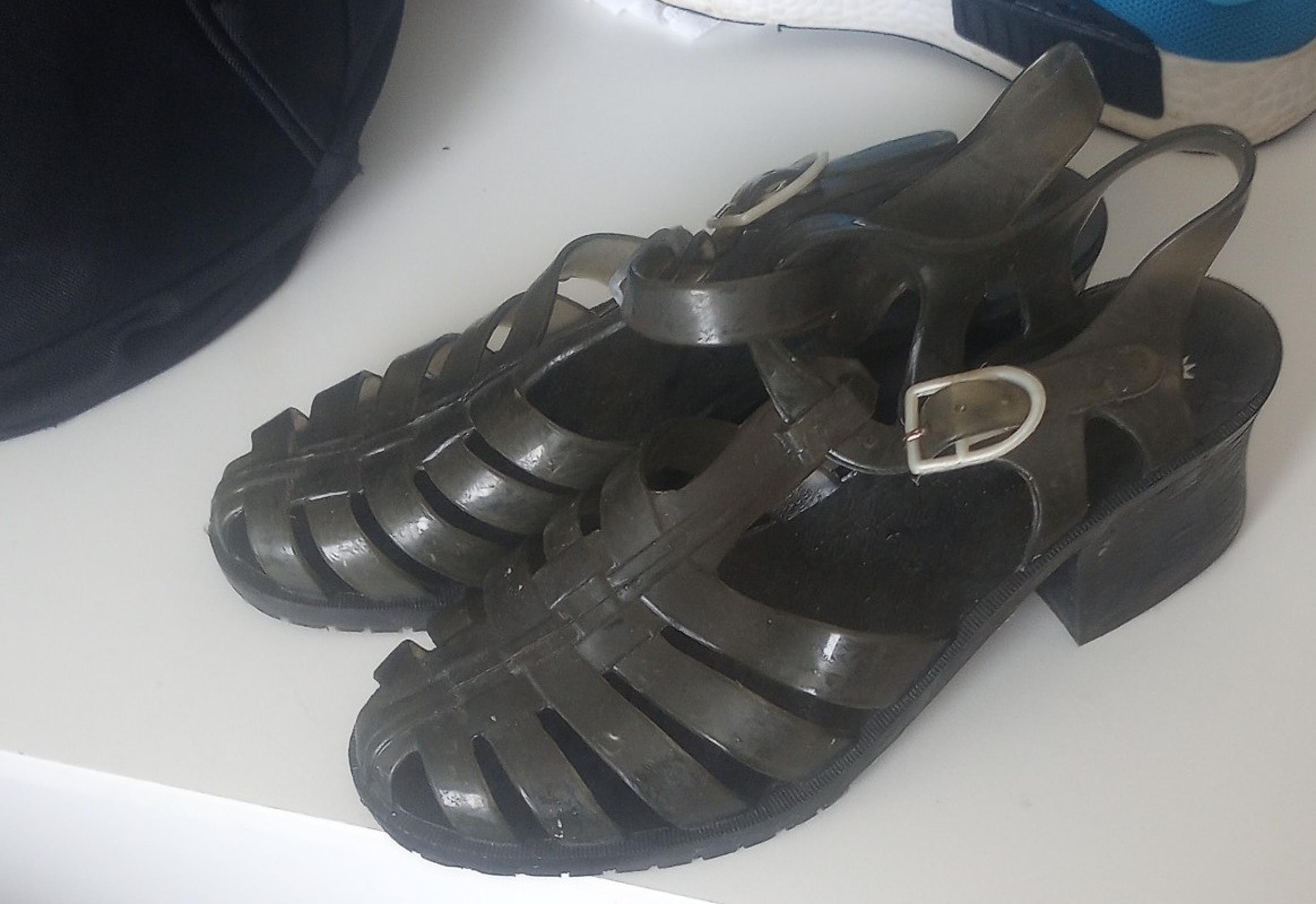 Island Club jelly heeled sandals