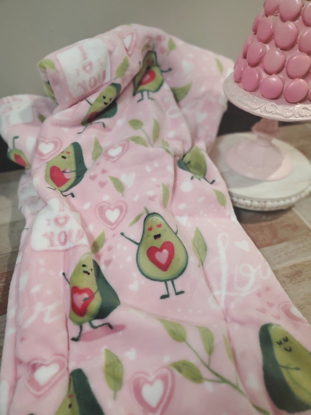 Rare Pastel Valentines Throw-NWT