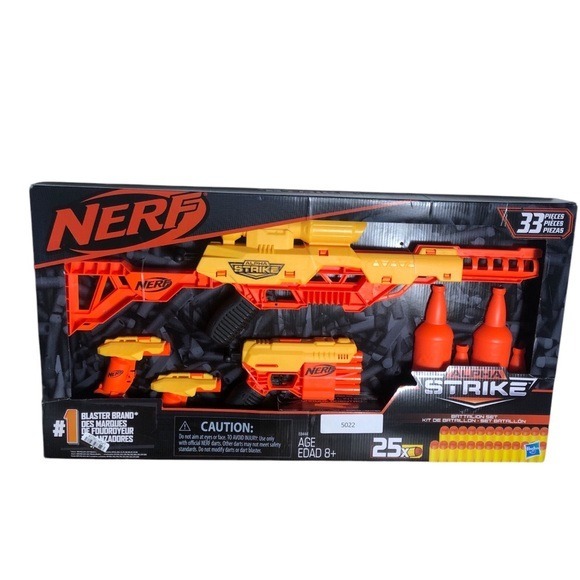 NERF Alpha Strike Batallion Set. New