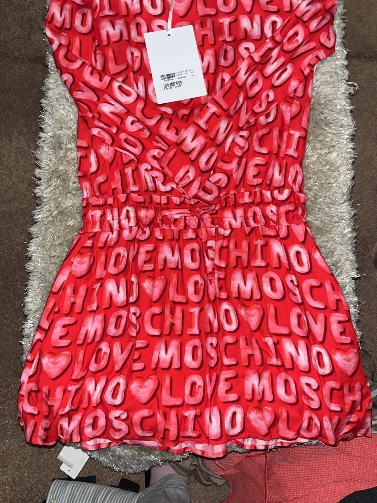 New Love Moschino Mini Dress USA Sz 2, 38.