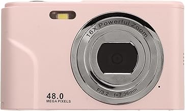 Digital Camera, HD 1080P Camera, 48MP Digital Point and Shoot Camera with 16X