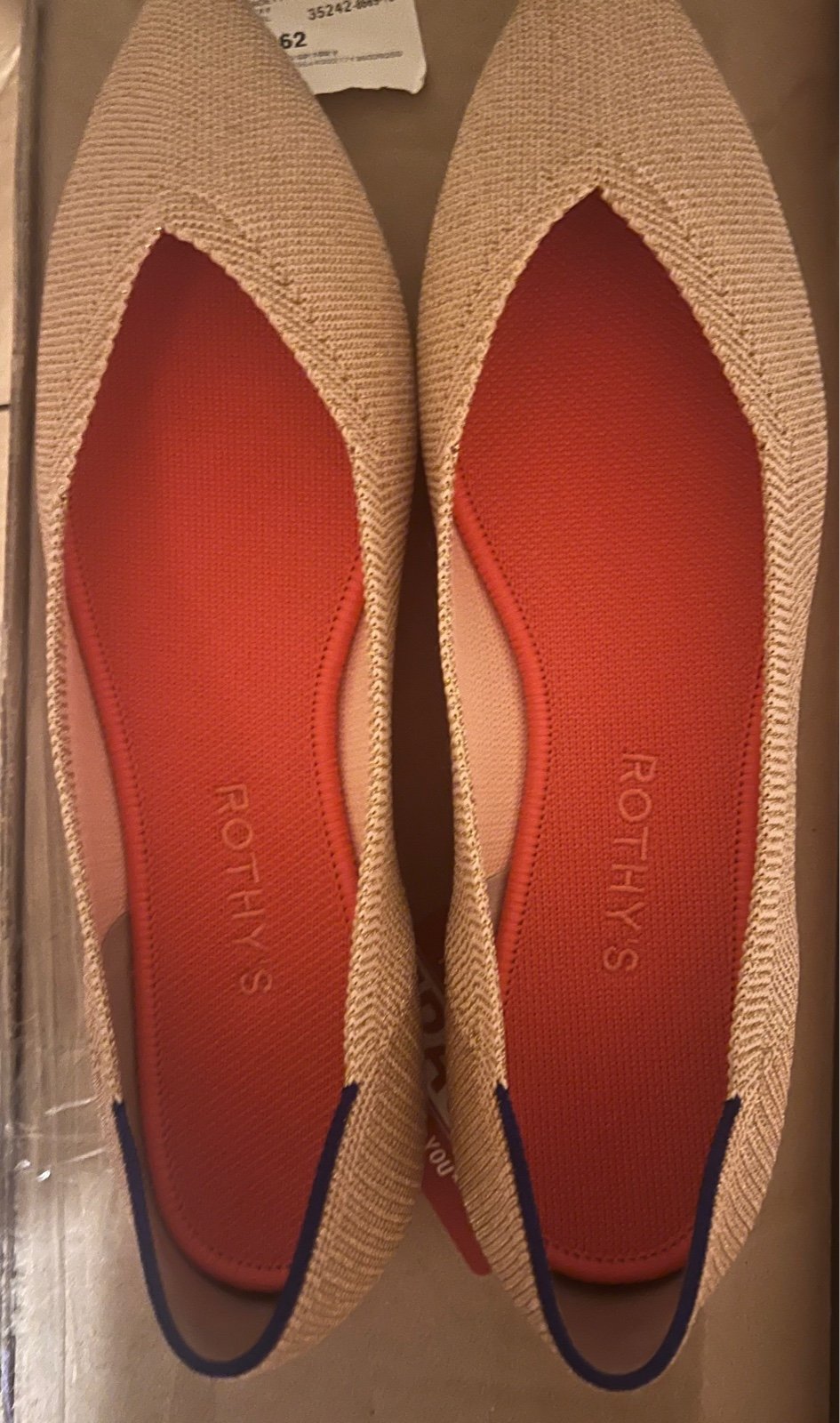 Rothy's The Point In Rose Gold Size 10