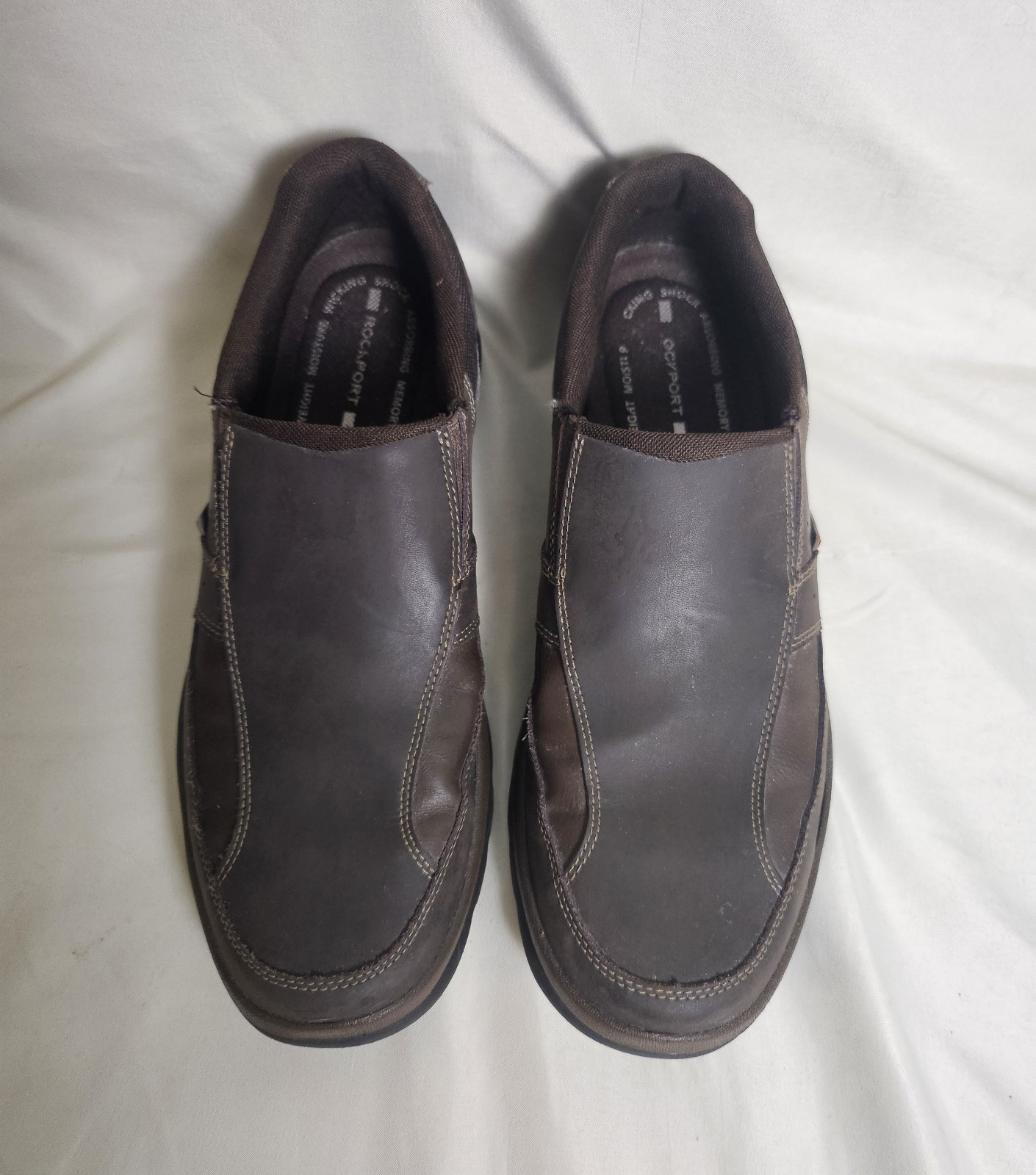 Rockport Slip On Shoes Brown Men's Size 11.5 Gently Used