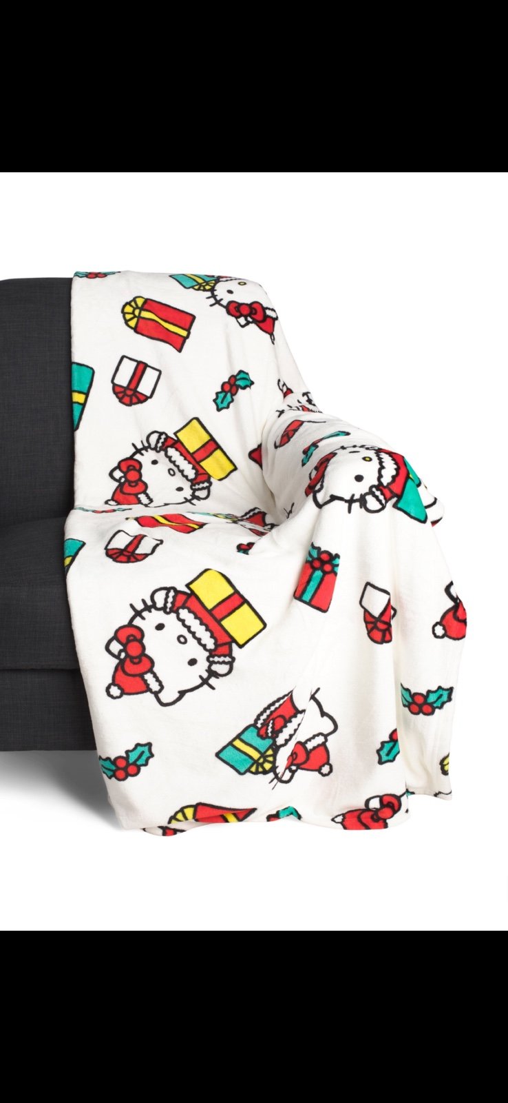 Hello Kitty Christmas Blanket