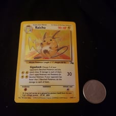 Raichu ( Fossil, 14 EN ) Pokémon Card
