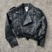 VTG STAR CODY Cropped MOTORCYCLE Leather Jacket Women’s Size SMALL Biker