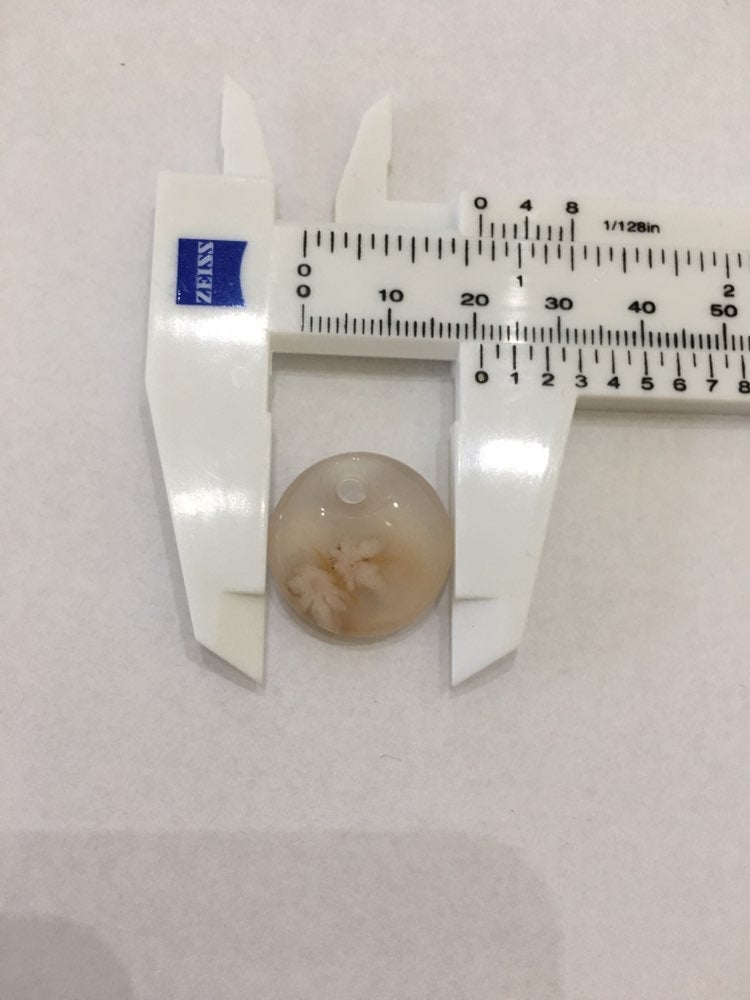 Nature agate sakura agate pendent stone