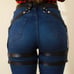 Leather Body Harness WaistThigh Lingerie