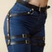 Leather Body Harness WaistThigh Lingerie