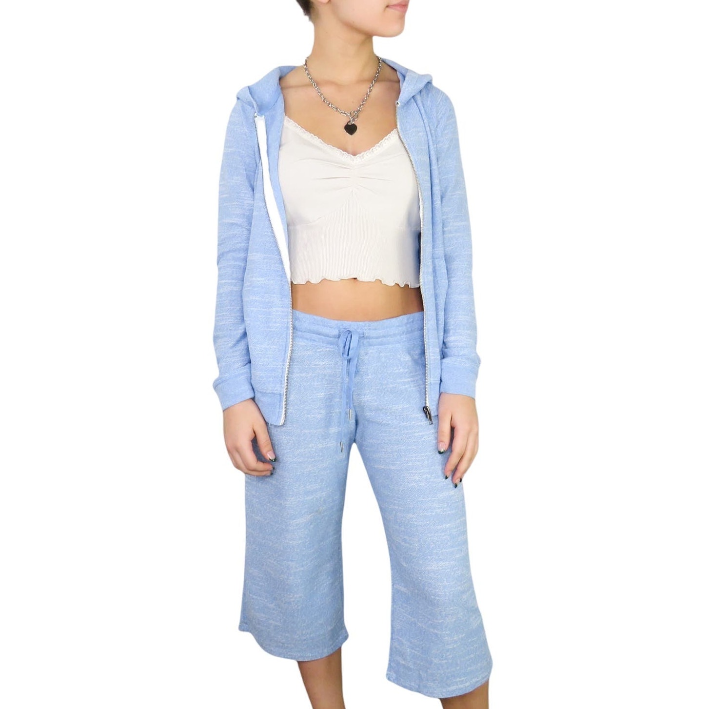Weathervane Y2k Lounge Set Blue Two Piece Set Tracksuit Medium