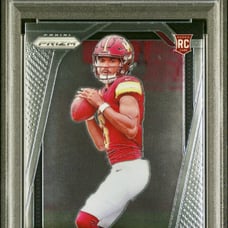 2024 Panini Prizm #347 Jayden Daniels Rookie RC PSA 9 Mint Washington Commanders