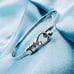Excellent Condition Tiffany & Co. Hook & Eye K18 Silver Combination Bracelet