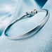Excellent Condition Tiffany & Co. Hook & Eye K18 Silver Combination Bracelet