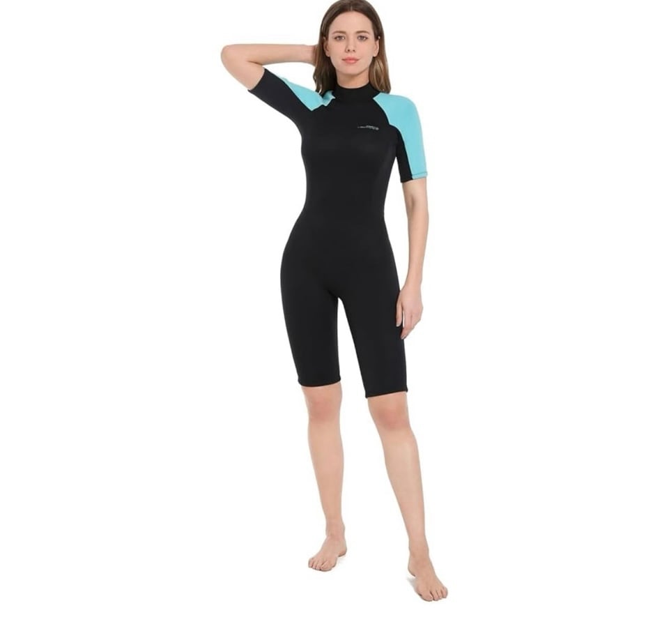 NWT Dark Lightening Women’s Shortie / Spring Wetsuit 2/3mm Women’s Large