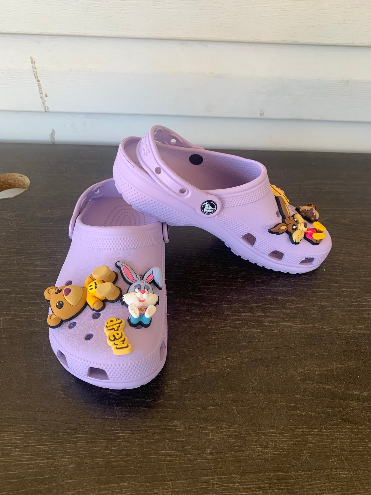 CROCS JUSTIN BIEBER DREW HOUSE LAVENDER CLASSIC CLOG MEN SIZE 6 OR WOMEN SIZE 8