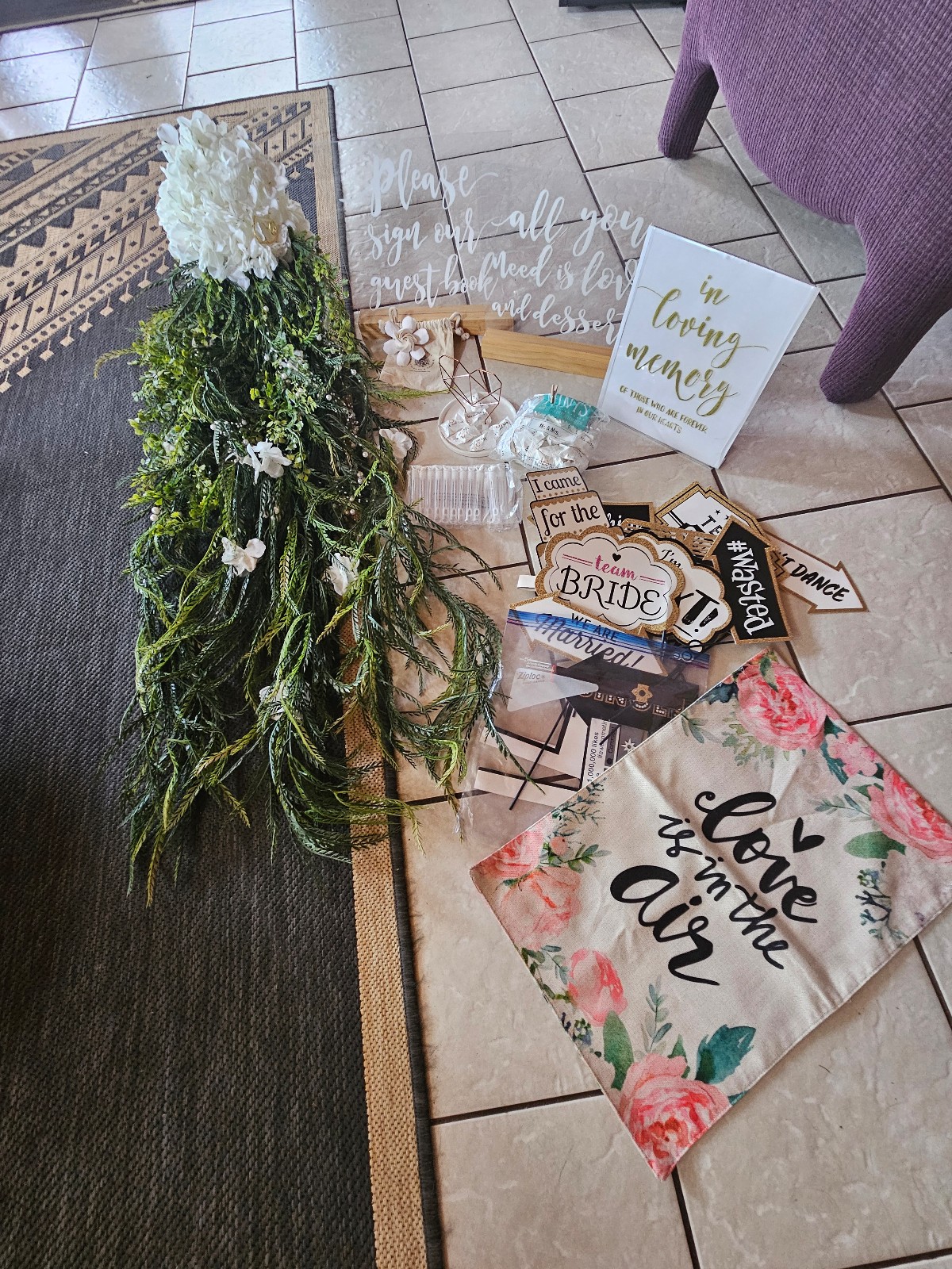 Wedding items