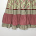 Cottagecore Prairie Skirt Set Ruffle Hem High Neck, Mauve and Sage Green Prairie