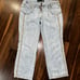 Y2K Style Just Cavalli Light Wash Denim Capri Length Low Rise Pants Waist 32