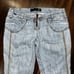 Y2K Style Just Cavalli Light Wash Denim Capri Length Low Rise Pants Waist 32