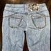 Y2K Style Just Cavalli Light Wash Denim Capri Length Low Rise Pants Waist 32