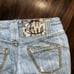 Y2K Style Just Cavalli Light Wash Denim Capri Length Low Rise Pants Waist 32