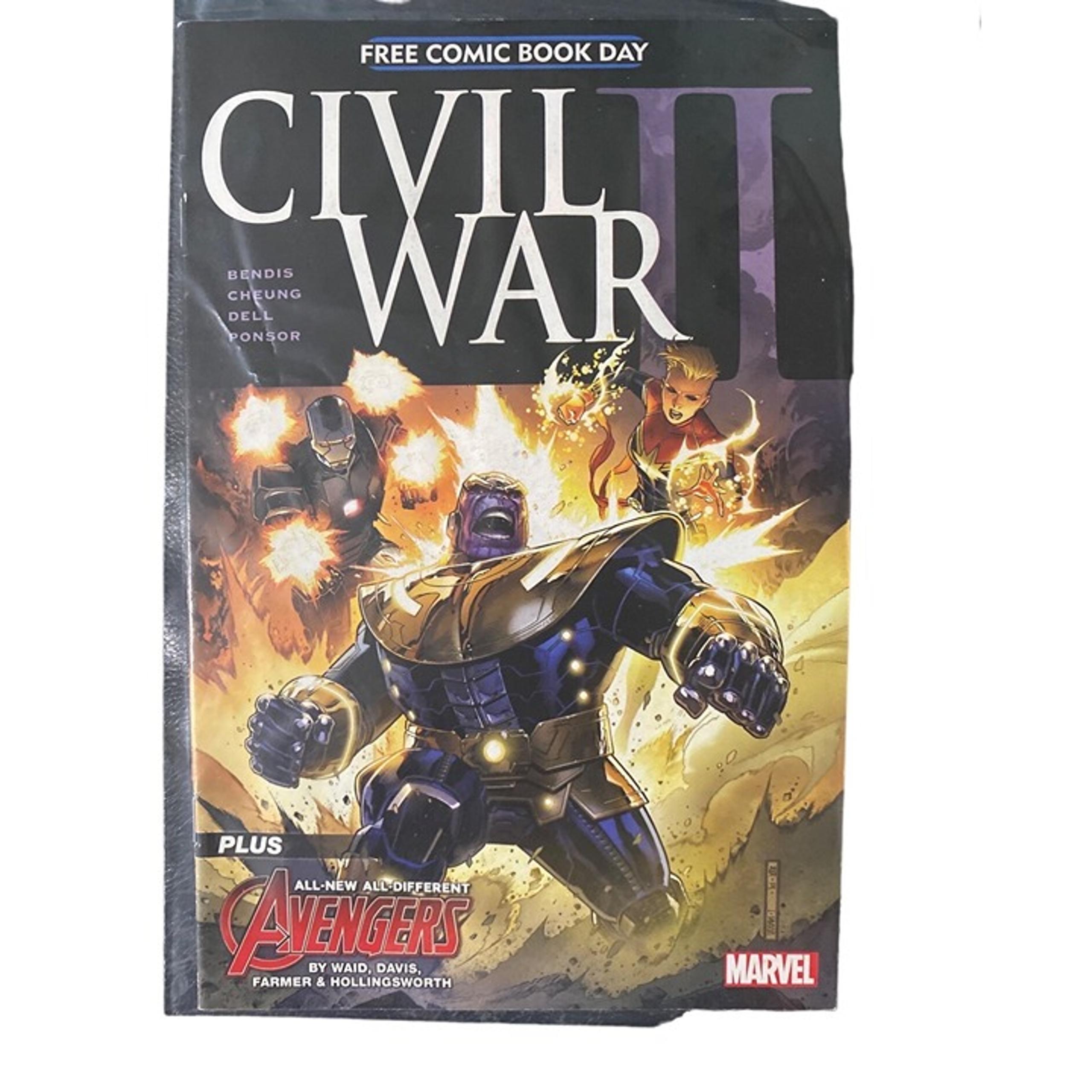 Comic Marvel Civil War Free Comic Book Day Avengers Vintage