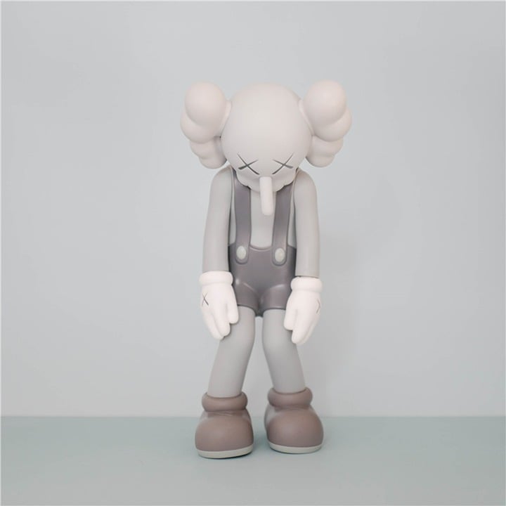 Kaws Small Lie Companion Vinyl Figure Grey With Package, Room Decor