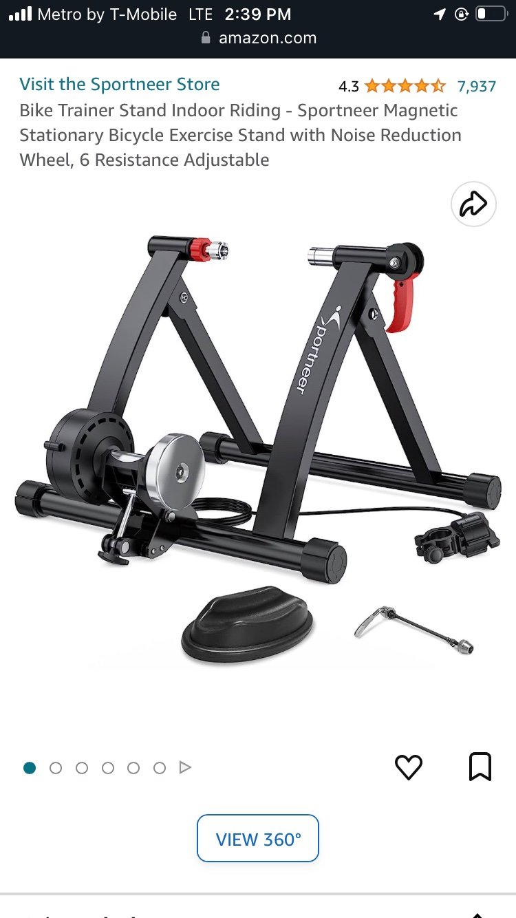 Magnetic Bike Trainer Stand