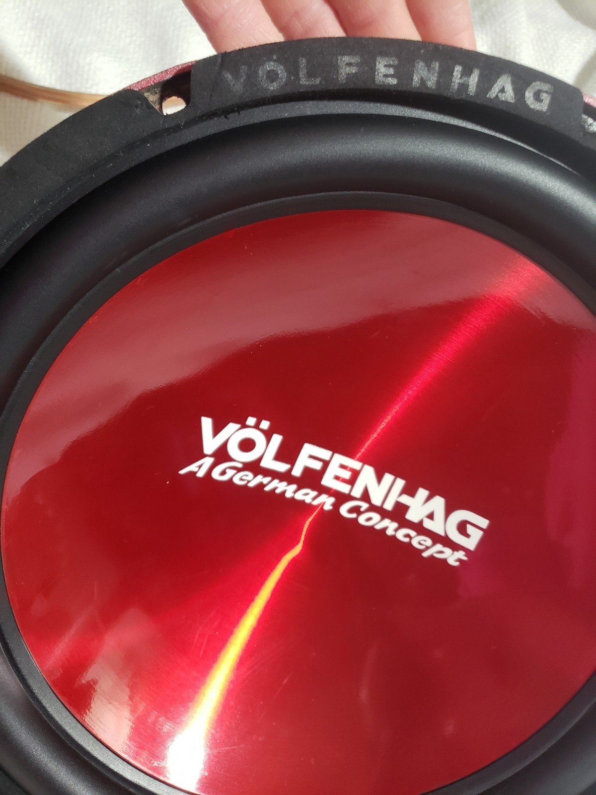 12 Inch Volfenhag Subwoofer Low hours. RARE Hard To Find.