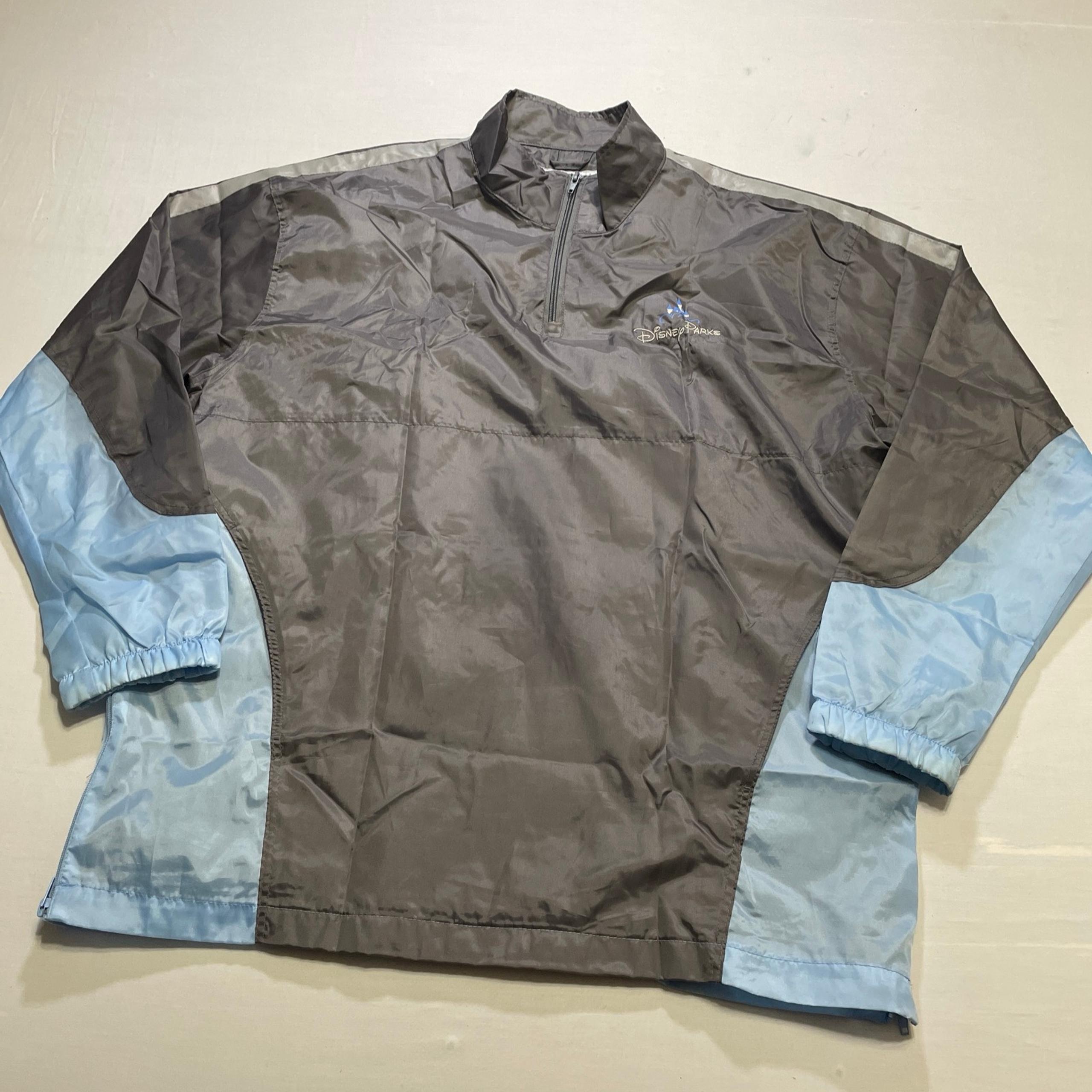 Walt Disney World Men’s M-L 1/4 Zip Pullover Windbreaker Jacket. New.