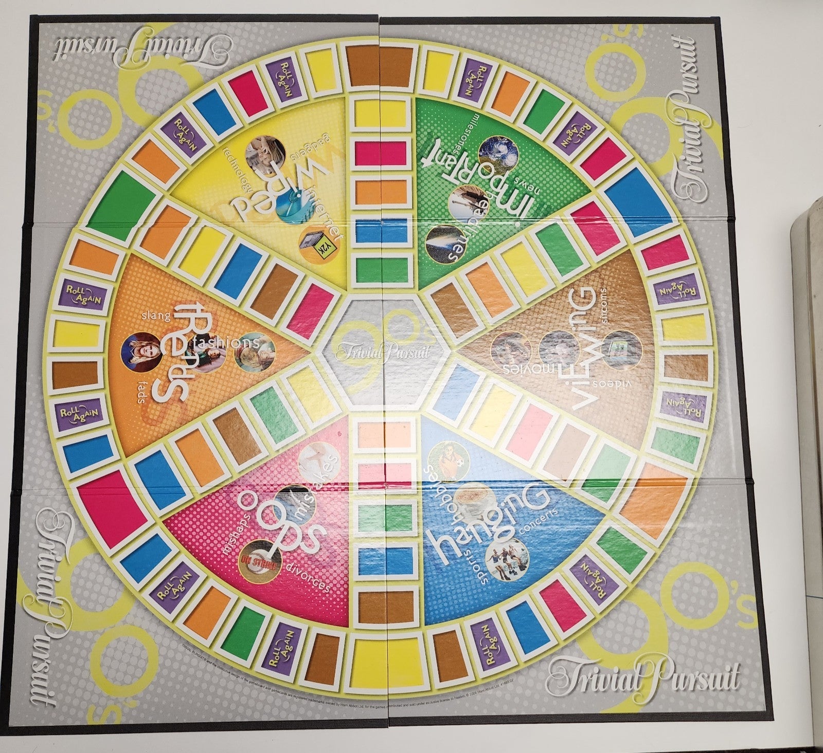 Trivial Pursuit 90s Time Capsule game, incomplete New product!! Trivial Pursuit 90s Time Capsule game, incomplete New product!!
