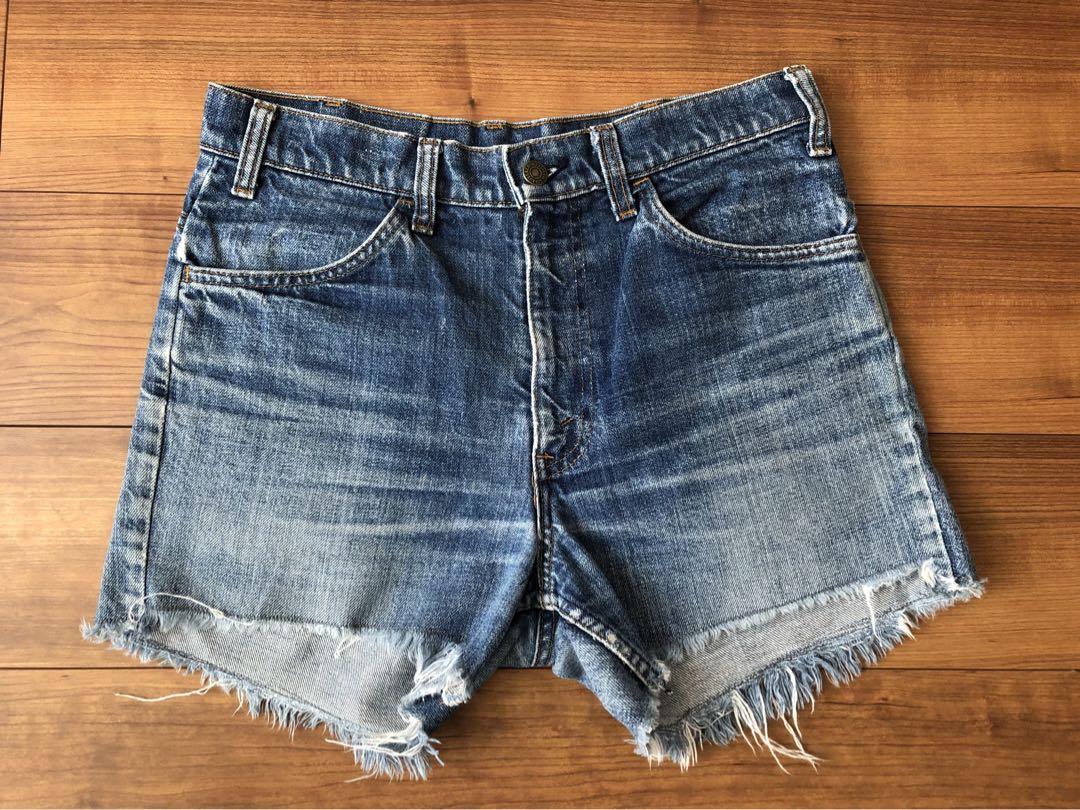 70's vintage Levi's 646 cut-off denim shorts