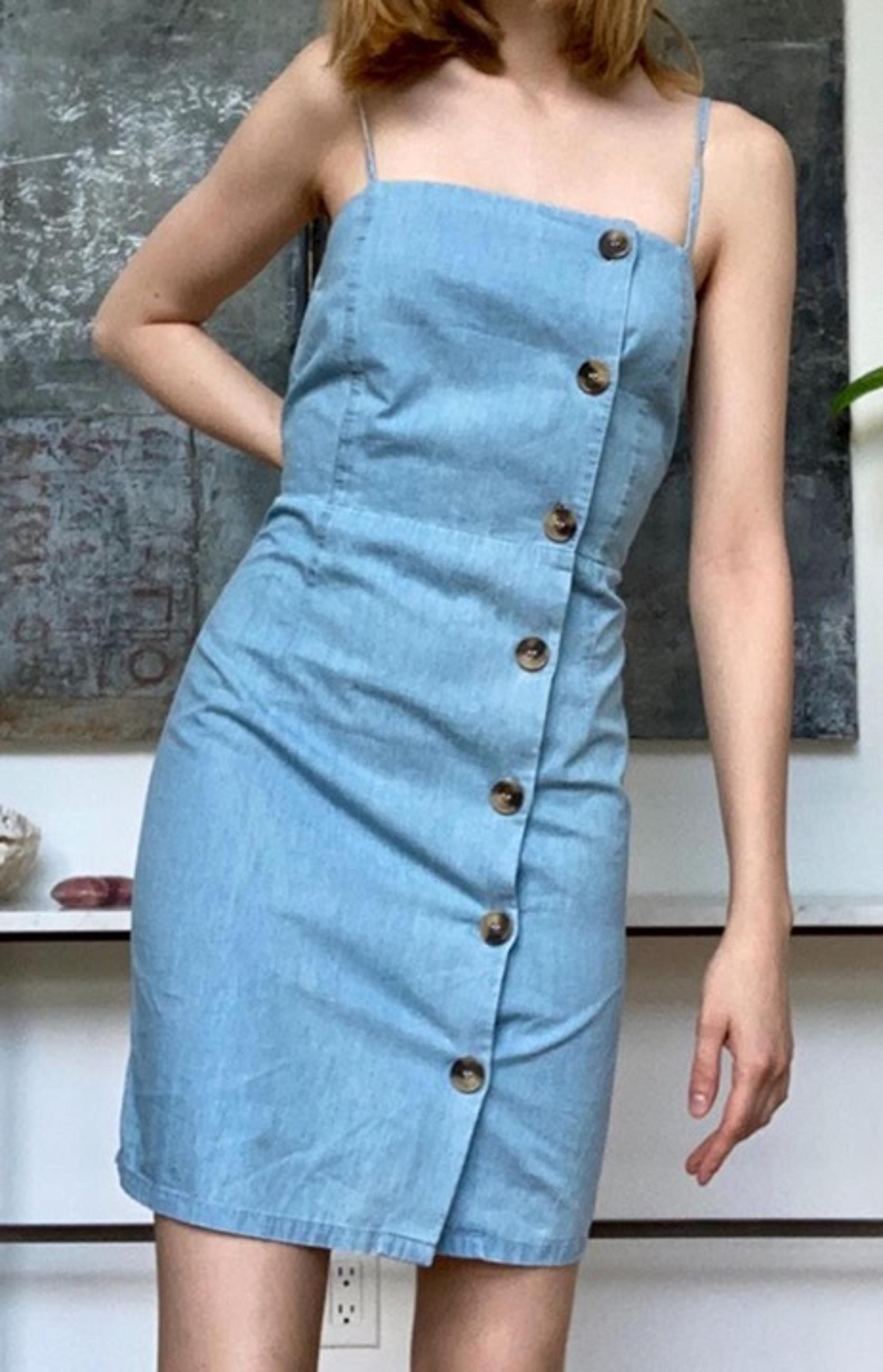 Denim Button Up Dress
