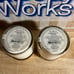 MARSHMALLOW FIRESIDE SINGLE-WICK Candle 4oz Set (2)-White Barn/Bath&Body Works