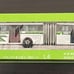 Tomy Long Tomica Volvo Bus White Green H-E-409 Scale 1/100 Expo 1985 L-4 New