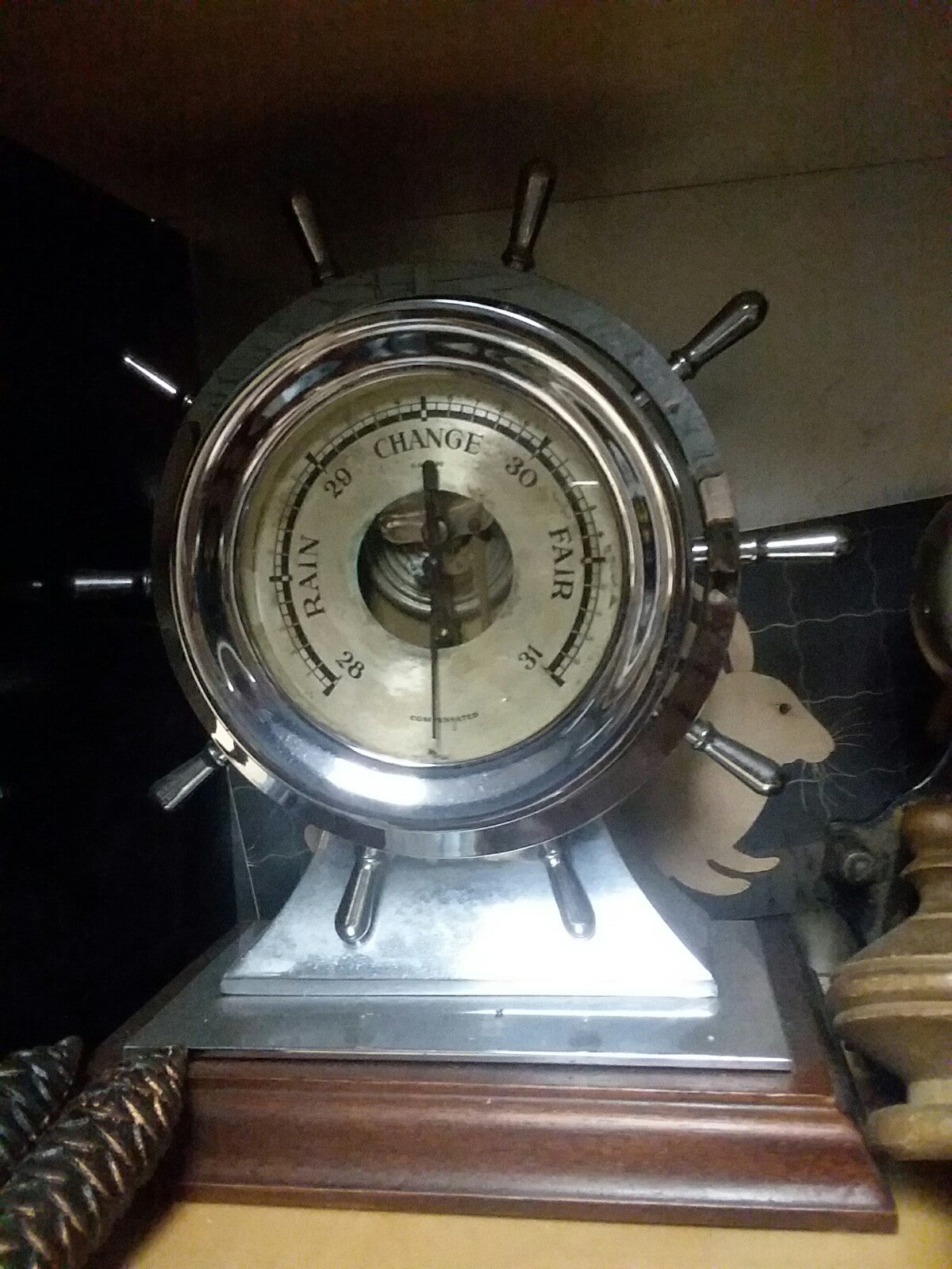 Salem Ship Wheel Barometer