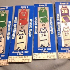 Orlando Magic tix from their 1st season