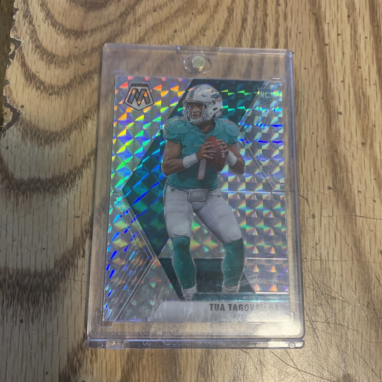 Tua Tagovailoa 2020 Panini Mosaic Silver Mosaic RC #203