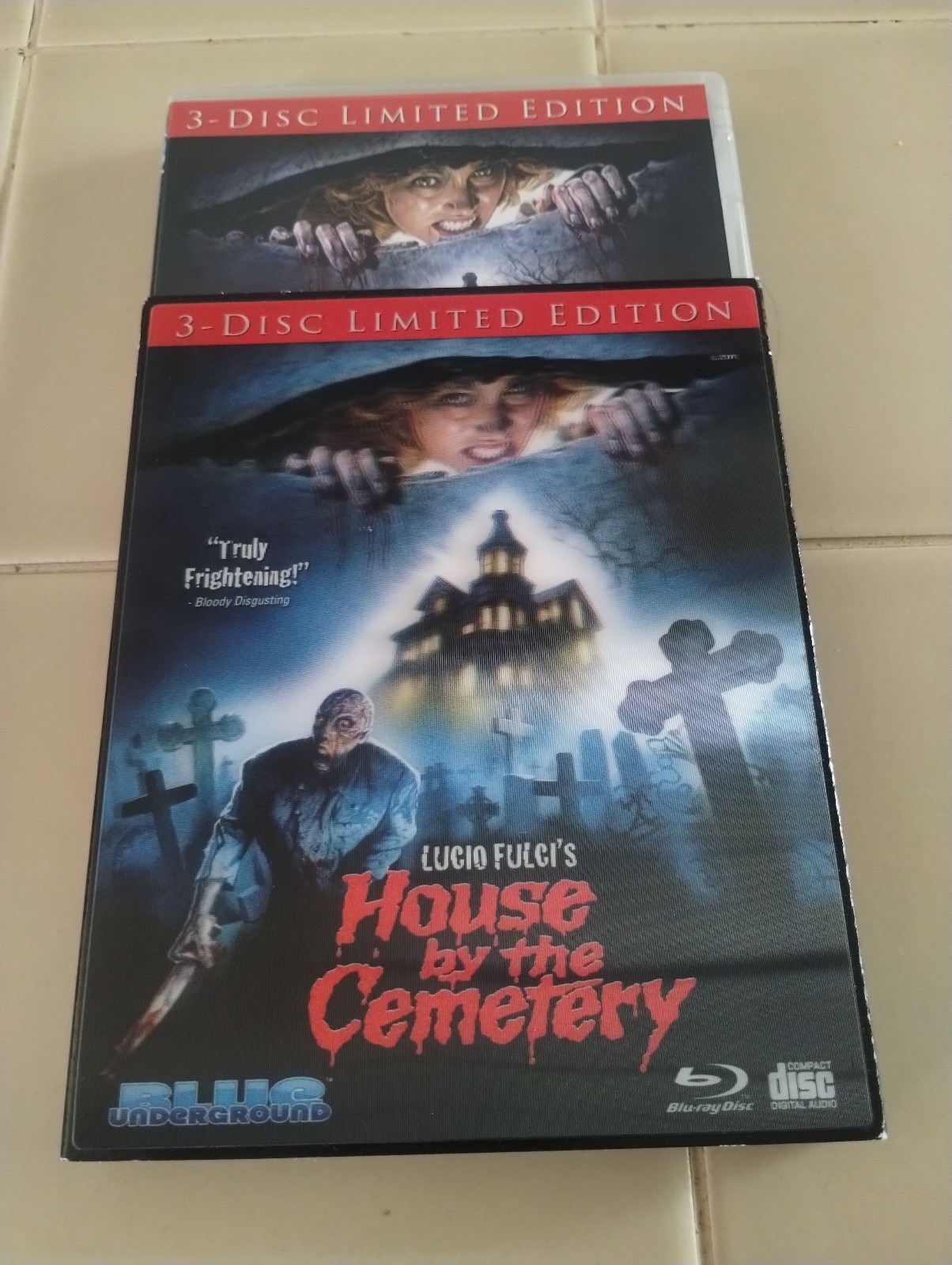 House by the Cemetery 3-Disc Blu-ray with Lenticular Slipcover