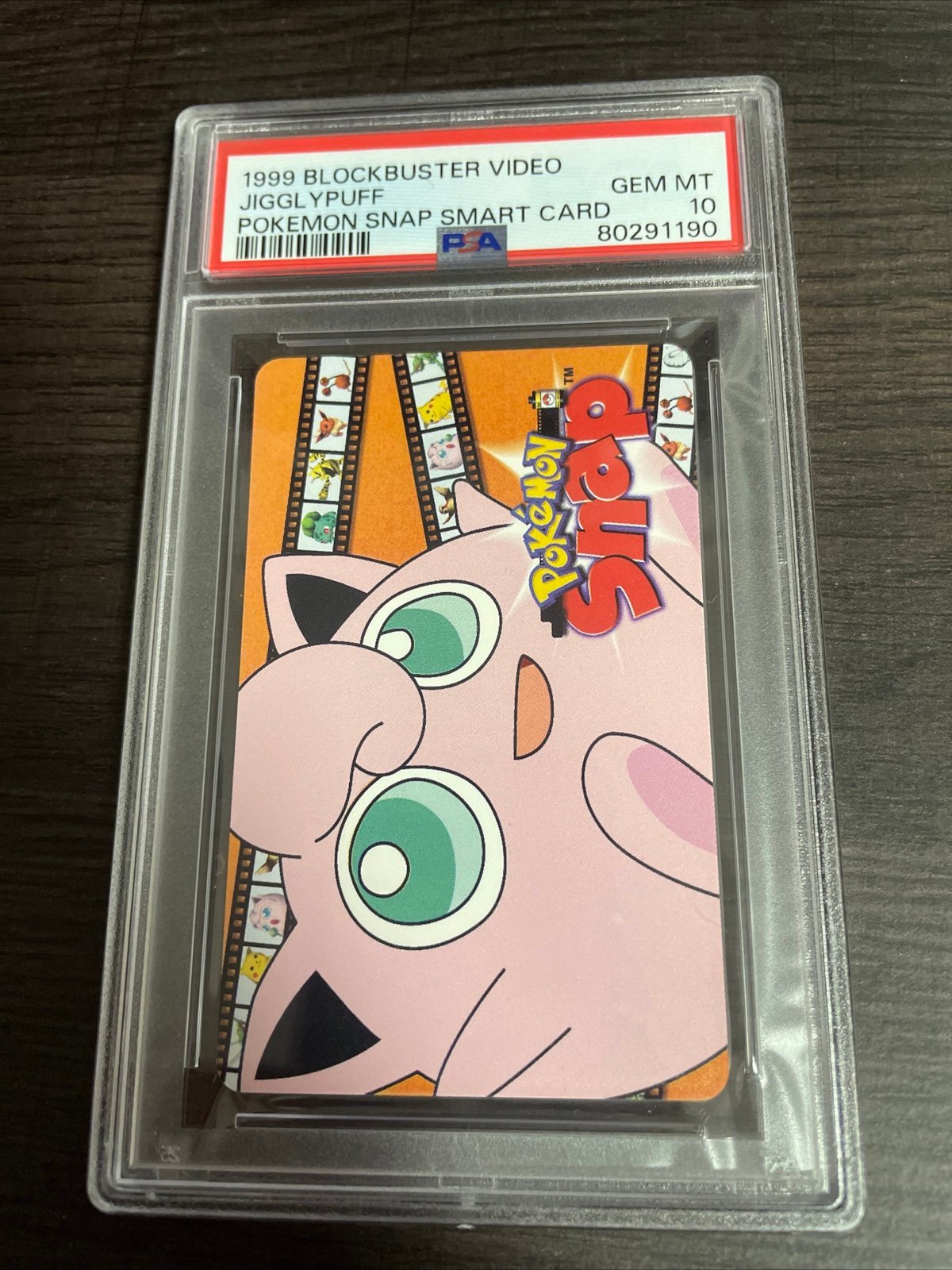 1999 Blockbuster Video Pokemon Snap Smart Card Jigglypuff PSA 10 GEM MINT