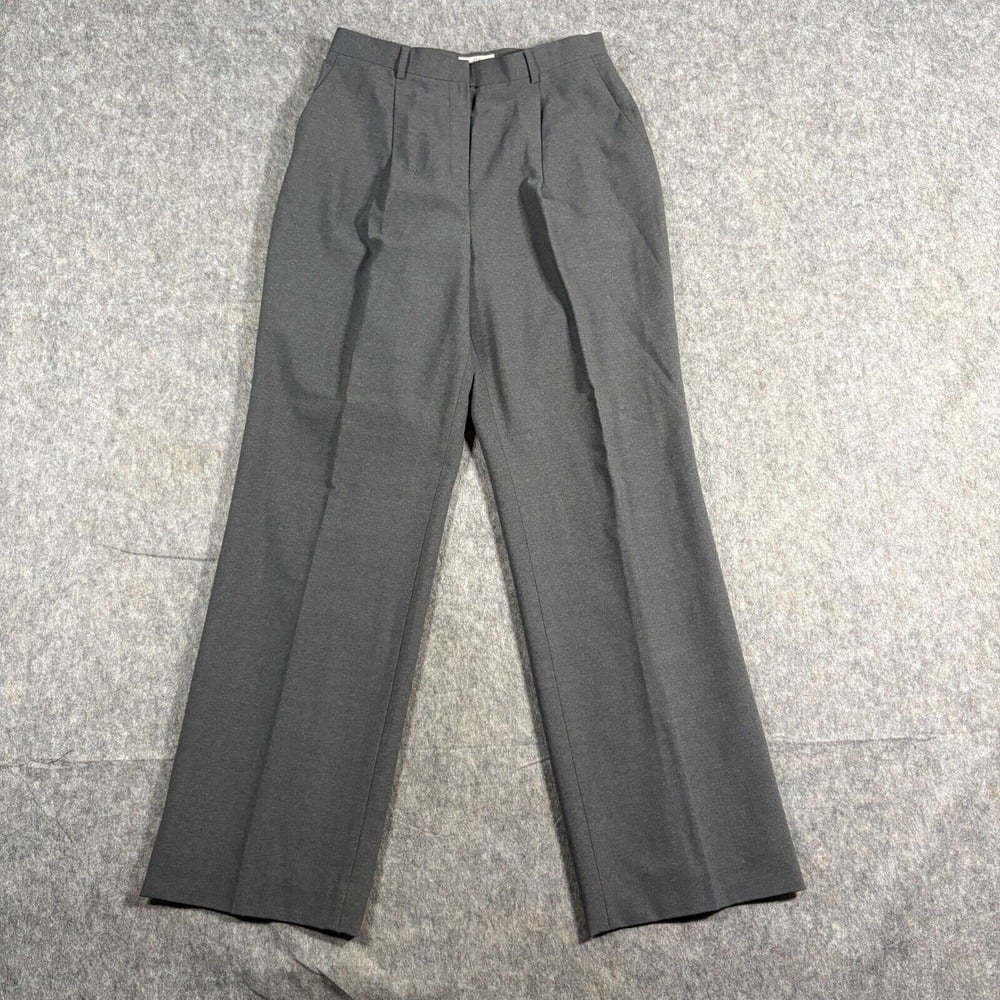 GOAT ESSENCE MELTON WIDE SLACKS Size 3 Dress - flat front